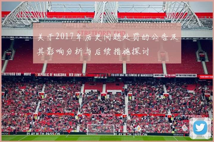 关于2017年历史问题处罚的公告及其影响分析与后续措施探讨